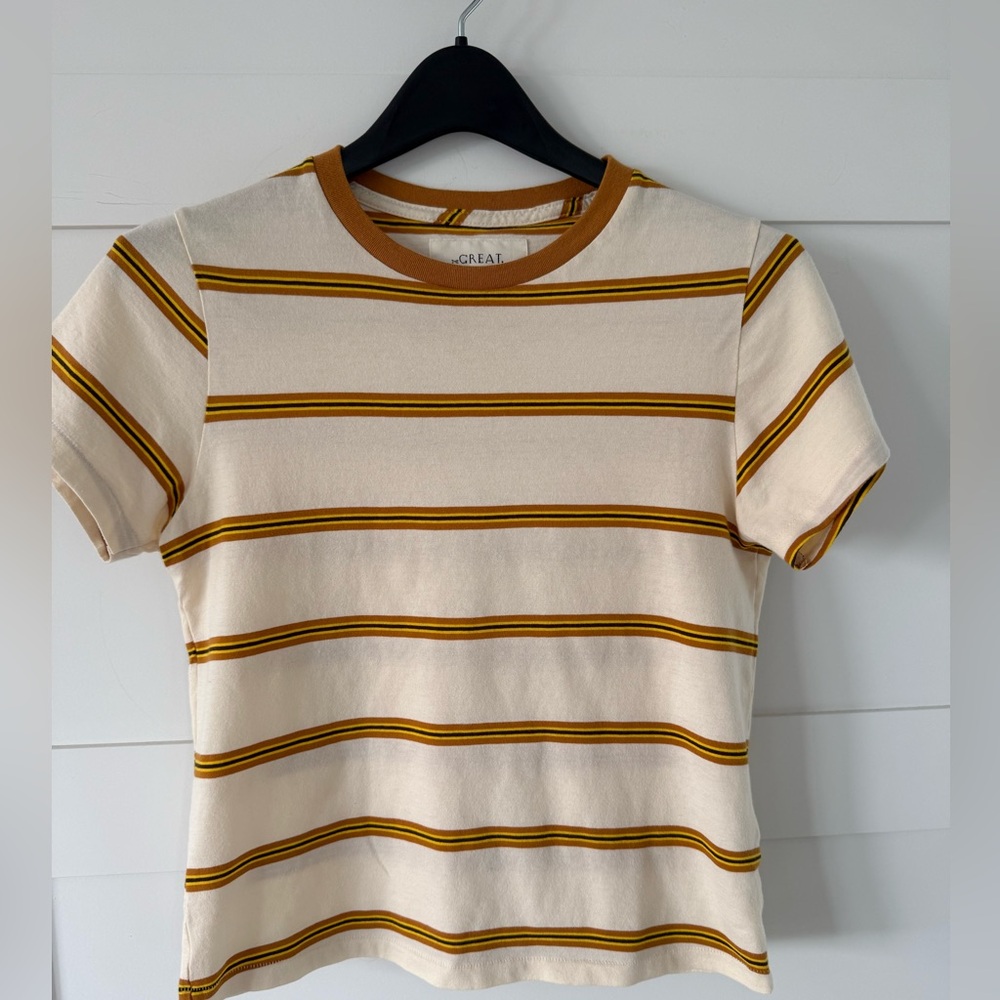 THE GREAT - THE LITTLE TEE. NOVELTY -- RANCHO STRIPE